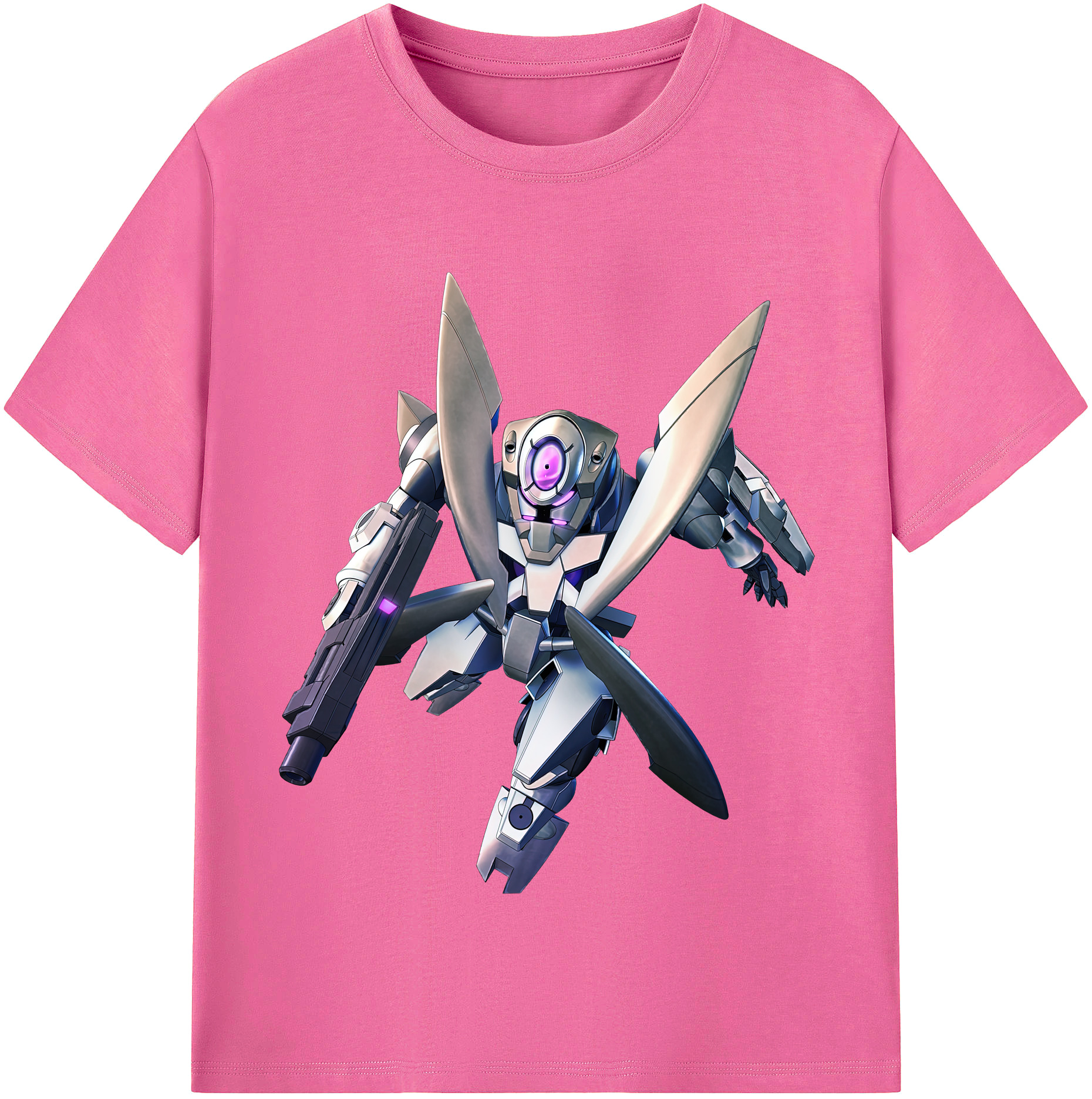 （画像用） 機動戦士ガンダム Mobile Suit Gundam レディースカジュアルプリントTシャツ（綿100％）